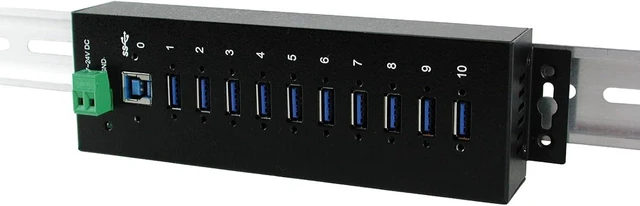 Main image of (Gen 1) Type B 5000MBIT/S Black (1110HMVS USB 3.0 Interface Hub Ports USB 3.0 HUB (Gen 1) Type B, USB 3.0 (1) Type A; 5000 Mbit/s; USB (24, Black)