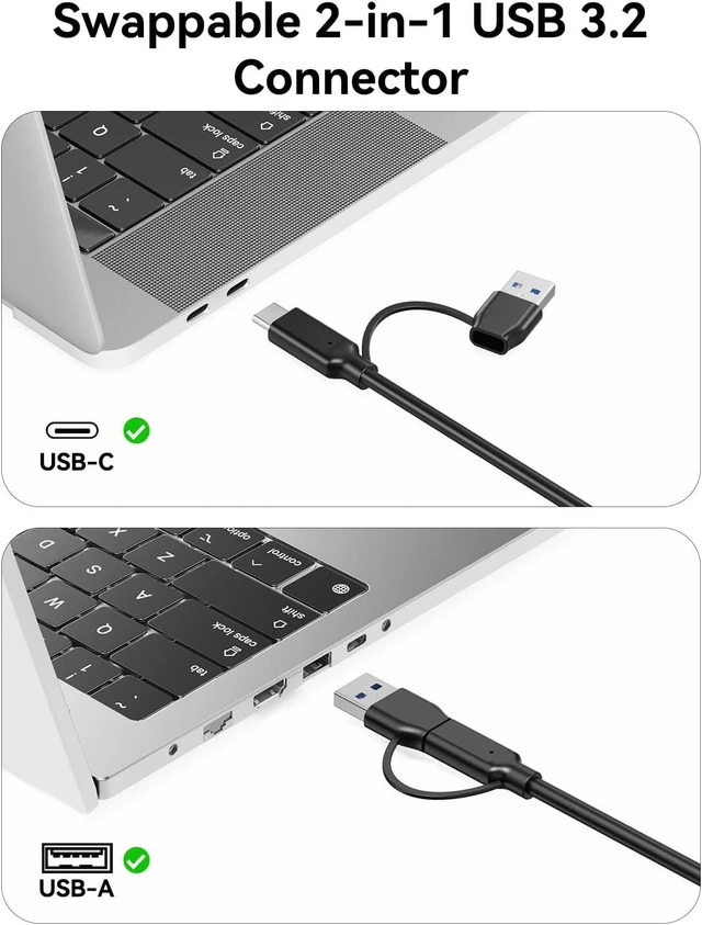 Alt view image 6 of 7 - VANGREE Powered USB Hub,10 Ports 10Gbps USB C Hub, 5*USB-A 3.2+5*USB-C 3.2