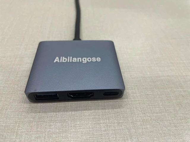 Main image of USB C to HDMI Adapter for Laptop, 3 in 1 USB Hub with 100W PD USB 3.0 and 4KHDMI