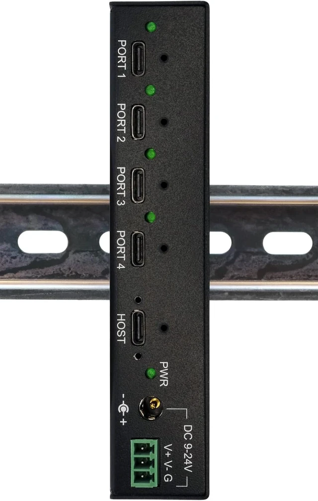 Alt view image 2 of 5 - EX-12294HMS 4 Port USB 3.2 Metal Hub 4X C