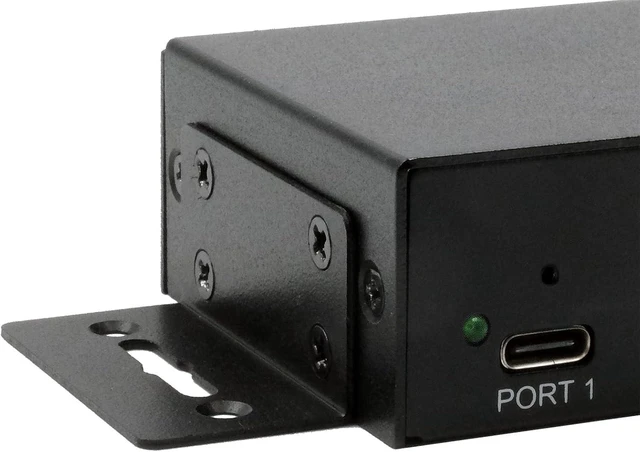 Alt view image 5 of 5 - EX-12294HMS 4 Port USB 3.2 Metal Hub 4X C