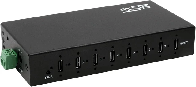 Main image of EX-12277HMS 7-Port USB 3.2 Gen 2 Metal Hub with 7X C Ports