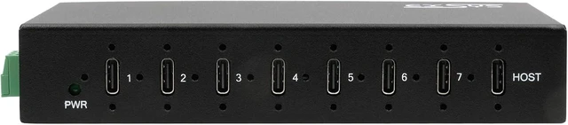 Alt view image 2 of 5 - EX-12277HMS 7-Port USB 3.2 Gen 2 Metal Hub with 7X C Ports