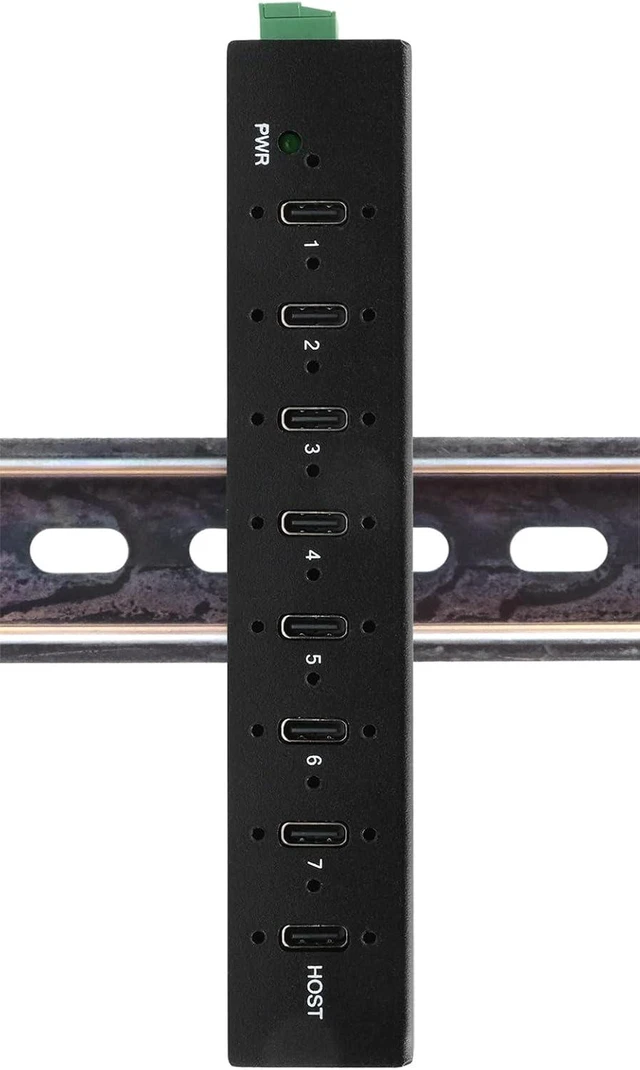 Alt view image 3 of 5 - EX-12277HMS 7-Port USB 3.2 Gen 2 Metal Hub with 7X C Ports