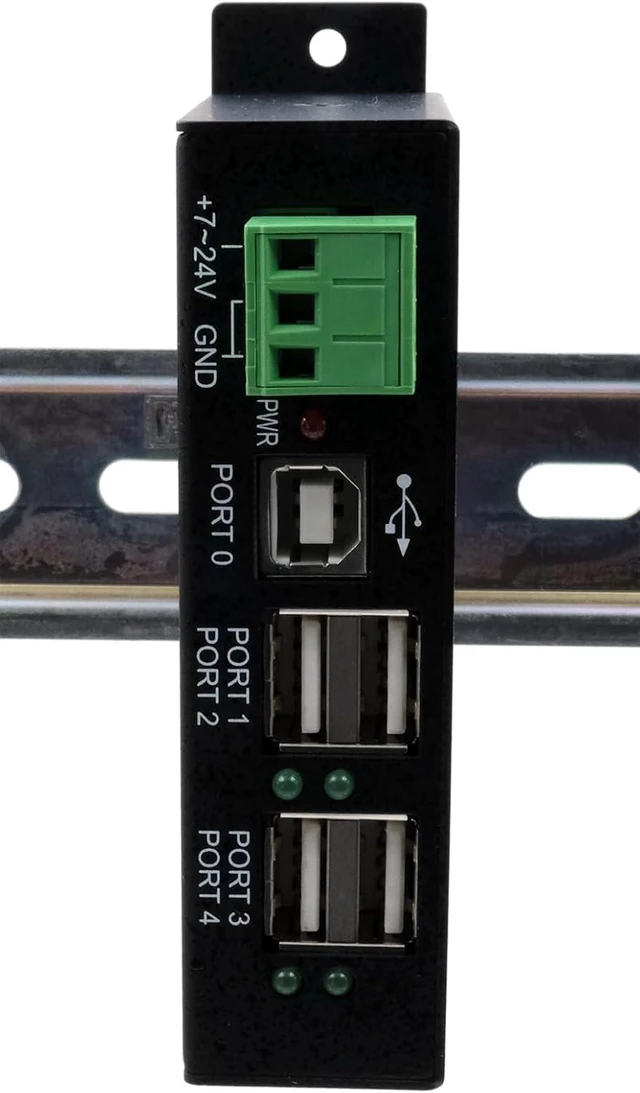 Alt view image 2 of 5 - EX-1163HMS USB 2.0 Hub Metal 4-Port