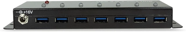 Alt view image 3 of 5 - LogiLink UA0317 Hub & Hub USB 3.0 (3.1 Gen 1) Type-B 5000 Mbps Black - Hubs & Hubs (USB 3.0 (3.1 Gen 1) Type-B, USB 3.0 (3.1 Gen 1) Type-A, 5000 Mbps, Black, Metal, CC)