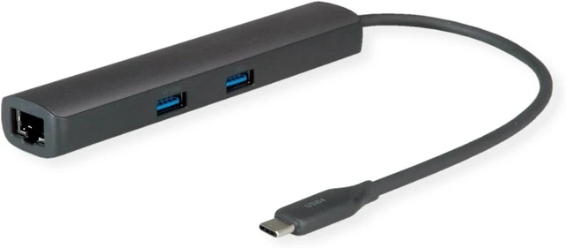 Alt view image 4 of 4 - ROLINE Docking Station USB Type C, 8K30 HDMI, USB 3.2 Gen 2 (Type A + C), PD, 2.5GbE LAN