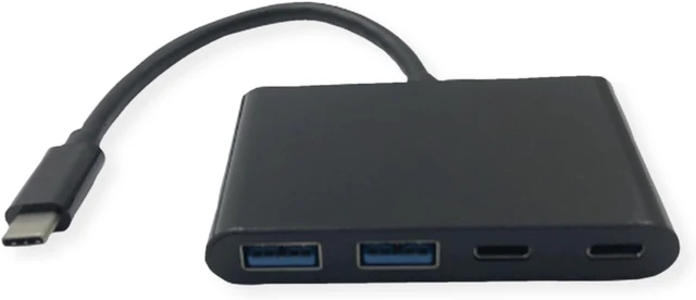 Alt view image 3 of 3 - VALUE USB 3.2 Gen 2 Hub, 4x (2x A+ 2x C), Type C Connection Cable