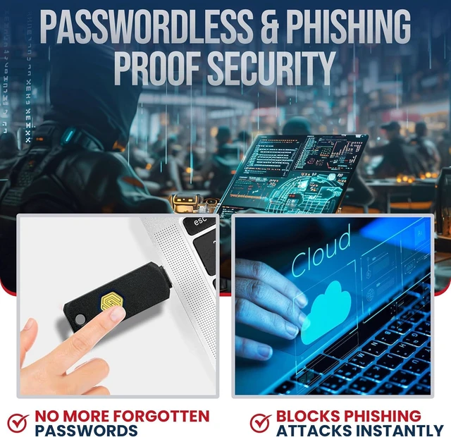 Alt view image 6 of 7 - GoTrust Idem Key C USB Security Key NFC FIDO2 L2 Certified