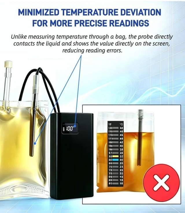 Alt view image 3 of 6 - Electric Liquid Warmer - 6-8 Hours Heat Retention, Leak-Proof Silicone Seal