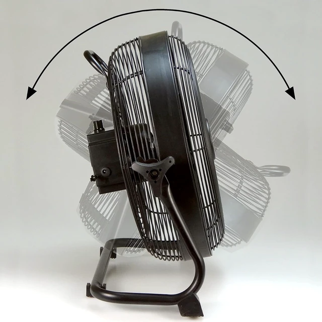 Alt view image 2 of 4 - HydroMist Cool N Go Portable Rechargeable Outdoor Fan, 12 Inch, Black