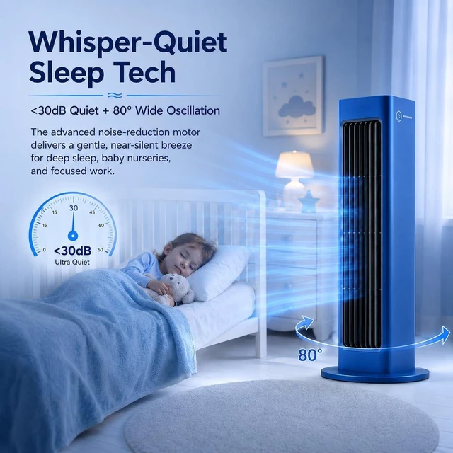 Alt view image 4 of 7 - 2-in-1 Bladeless Fan - New Version Cordless Rechargeable