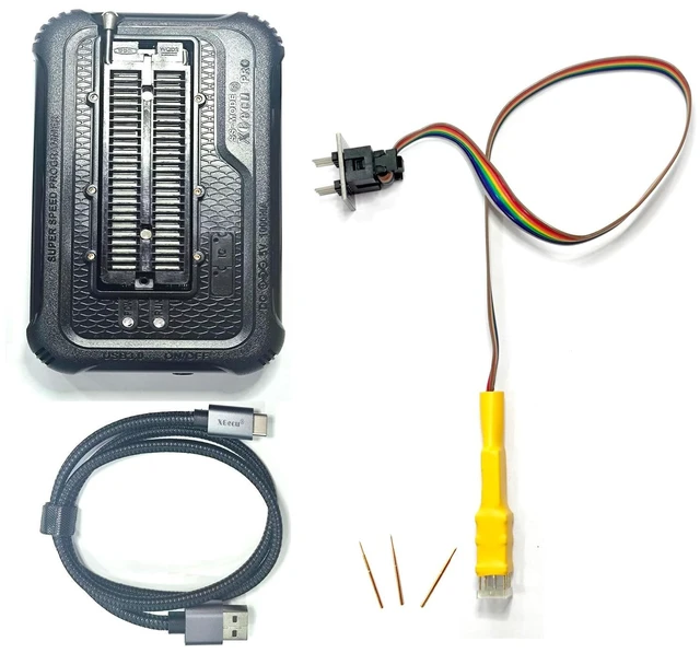 Main image of T76 Programmer for with Xgecu T56 Tl866ii T48 Replacement IC Probe Clip Reader Writer Support Eprom ISP Chip PIC NAND Flash EMMC GAL CPLD VGA BGA Socket Tester (T76+QFN8 8x6)