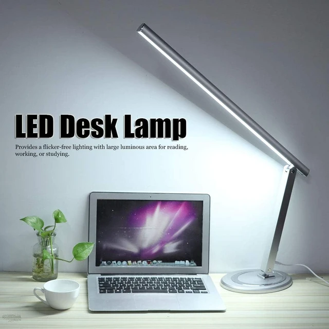 Alt view image 3 of 7 - Foldable LED Desk Lamp with Eye Caring Light - USB Table Lamps for Home Office, Folding LED Lamp for Computer Workstation Lighting