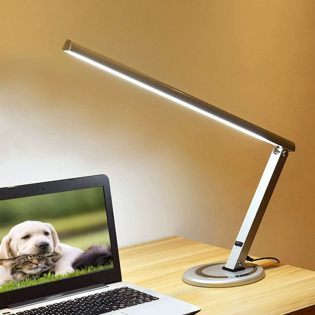 Alt view image 6 of 7 - Foldable LED Desk Lamp with Eye Caring Light - USB Table Lamps for Home Office, Folding LED Lamp for Computer Workstation Lighting