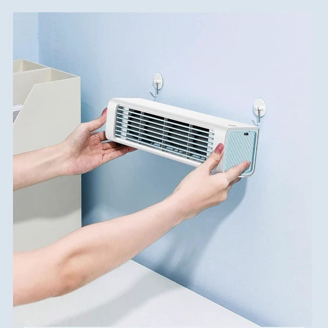 Alt view image 4 of 7 - Portable Fan,Small USB Desk Personal Fan,Desktop Fan,Tower Fan,Portable Floor Bladeless Fan for Office, Dormitory, Bedroom, Living Room, Camping,car (Color : Blue)
