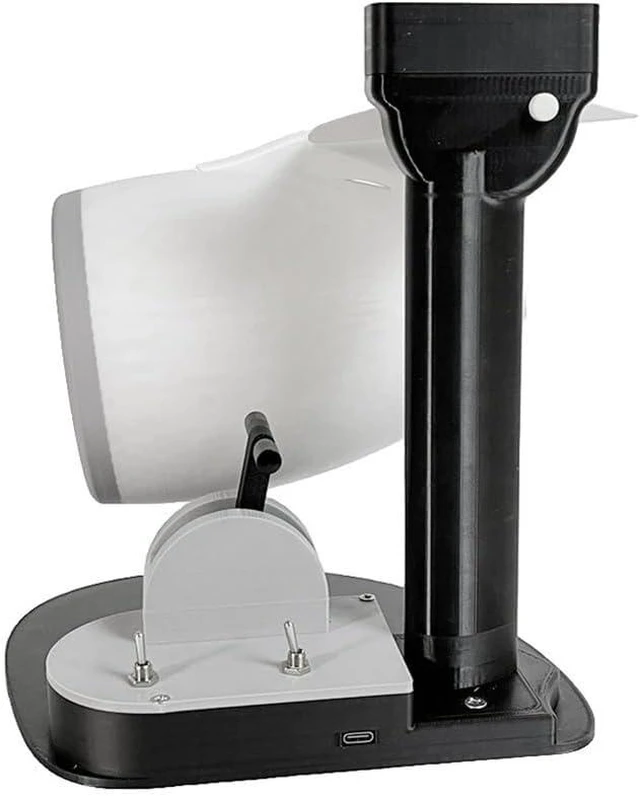 Alt view image 3 of 6 - Desktop Jet Fan Turbofan USB Fan Turbofan Engine Shape 3D Printing Turbofan Engine Model Toy