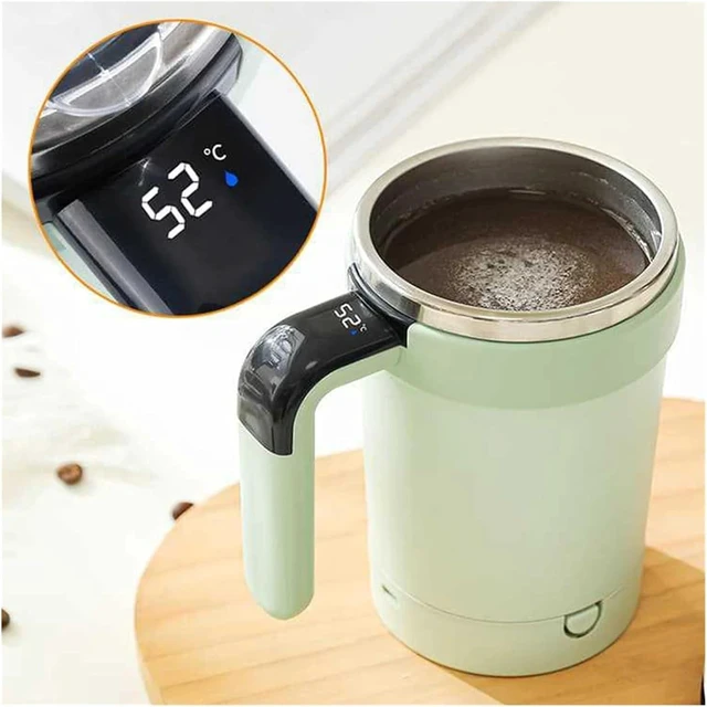 Alt view image 3 of 3 - Detachable Mixing Coffee Cup Temperature Measuring USB Recharge