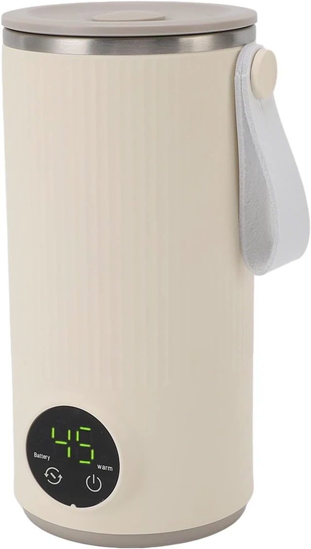 Alt view image 3 of 7 - Portable Travel Milk Warmer with Stirrer