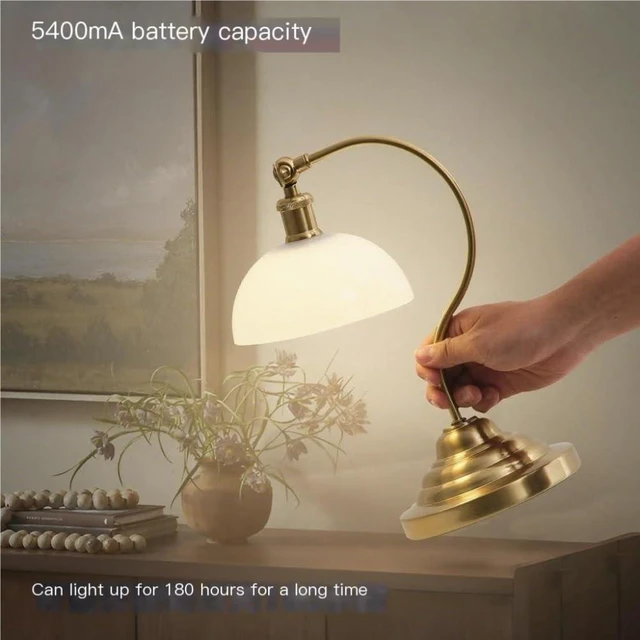 Alt view image 2 of 5 - American Retro Touch Lamp - Dimmable Eye-Caring Reading Light