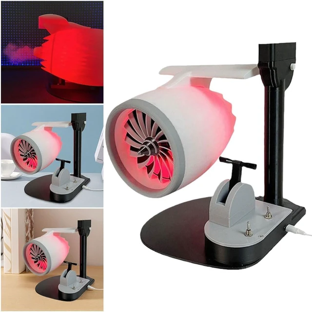 Alt view image 2 of 7 - Creative Desktop Turbofan with Humidifier & Light Engine JetFan 3D Printed
