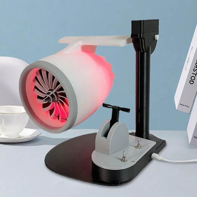 Alt view image 3 of 7 - Creative Desktop Turbofan with Humidifier & Light Engine JetFan 3D Printed