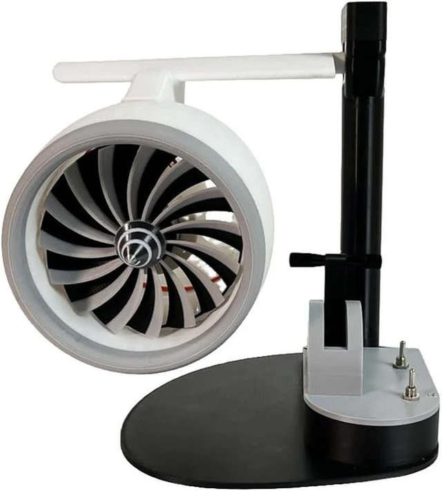 Alt view image 7 of 7 - Creative Desktop Turbofan with Humidifier & Light Engine JetFan 3D Printed