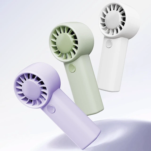 Alt view image 5 of 7 - Mini Handheld Fan 3 Speed Type-C Rechargeable