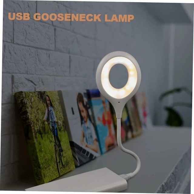Alt view image 2 of 7 - Table Lamp 2pcs Voice USB Night Light Clip Bed Reading Activated