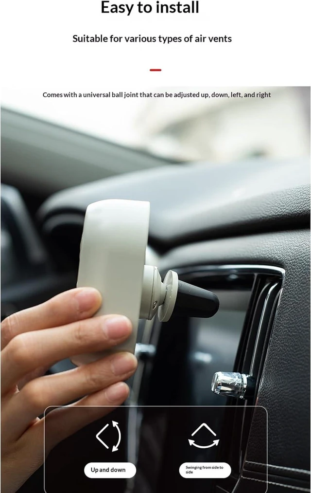 Alt view image 7 of 7 - Car Fan USB Powered with Fixed Clip Mini Soft Airflow Mini (Black)