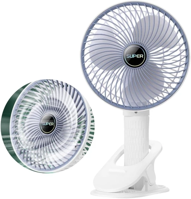 Alt view image 2 of 7 - Travel Fan USB Rechargeable Multifunctional Handheld Cooling Device for Desk and Outdoor Activity
