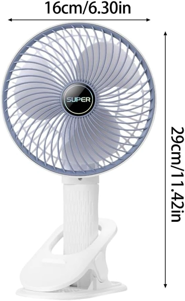 Alt view image 5 of 7 - Travel Fan USB Rechargeable Multifunctional Handheld Cooling Device for Desk and Outdoor Activity