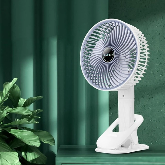 Alt view image 6 of 7 - Travel Fan USB Rechargeable Multifunctional Handheld Cooling Device for Desk and Outdoor Activity
