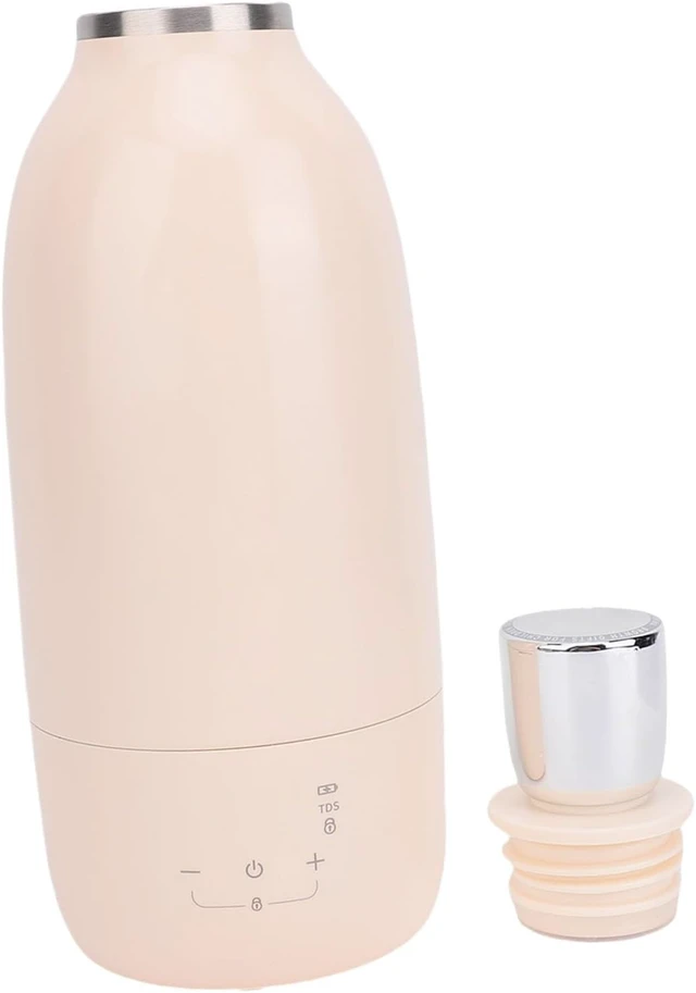 Alt view image 3 of 7 - Generic Portable Milk Warmer for Travel, 500ml Insulated Stainless Steel Bottle Warmer with Charger, Fast Heating 18000mAh USB Rechargeable