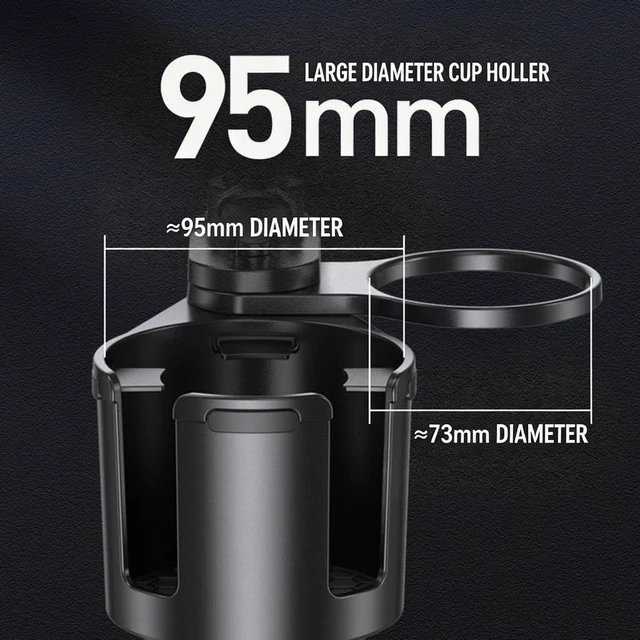 Alt view image 6 of 7 - Adjustable Car Cup Mount Fan With USB Power 3 Wind Speeds Flexible Neck For Trucks SUVs