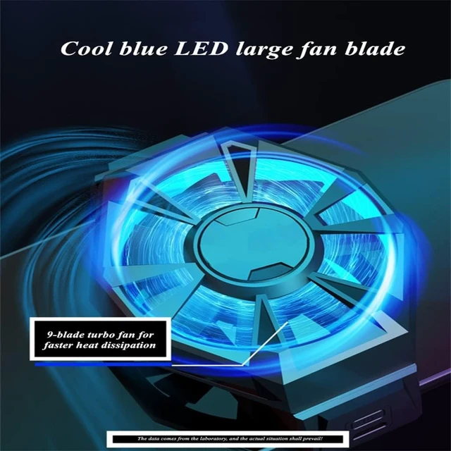Alt view image 4 of 4 - Universal Mini Mobile Phone Cooling Fan Turbo Game Cooler Cell Cool Heat Sink