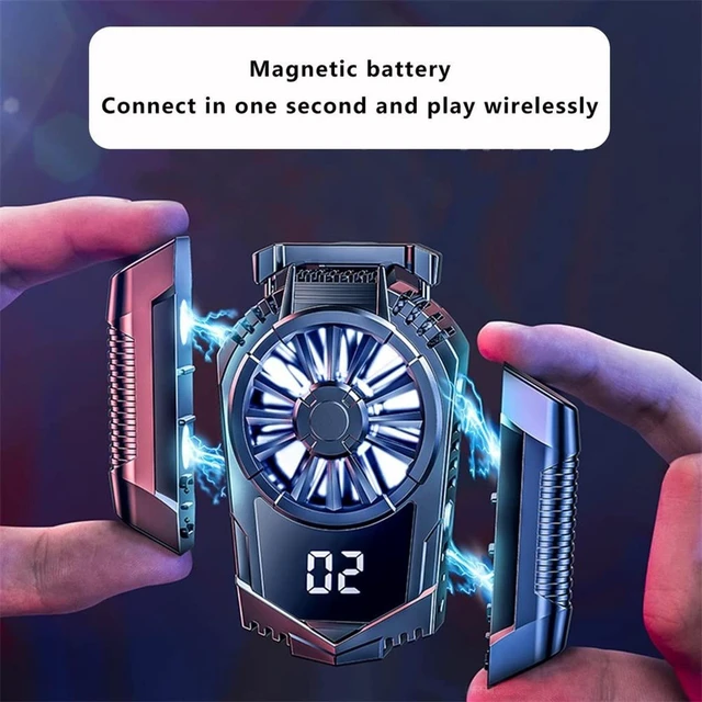 Alt view image 5 of 5 - Mobile Phone Radiator Rapid Cooling Semiconductor Cooler Mute Game Accessories for All Types