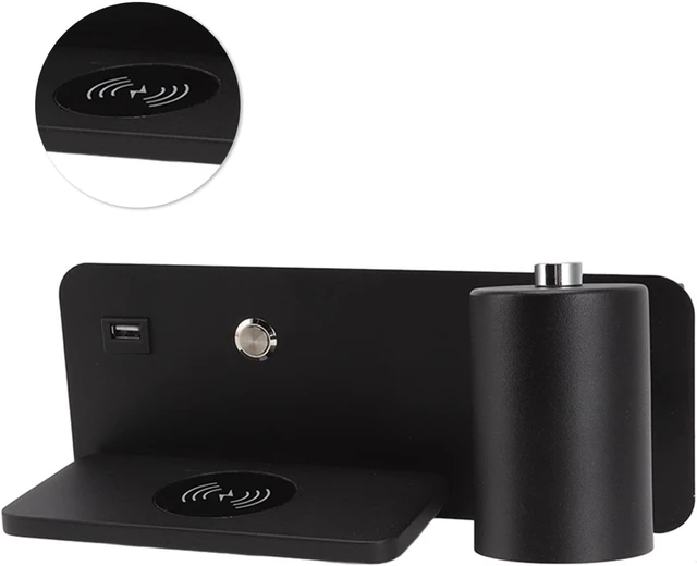 Alt view image 2 of 7 - LED Bedside Wall Lamp, Wall Mounted Reading Light, Adjustable Lamp Holder