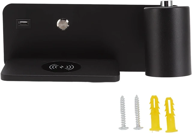 Alt view image 6 of 7 - LED Bedside Wall Lamp, Wall Mounted Reading Light, Adjustable Lamp Holder