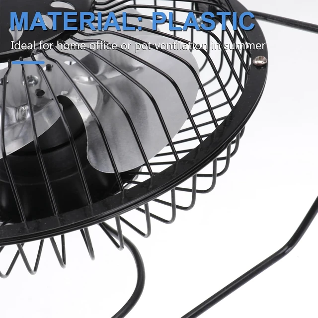 Alt view image 3 of 7 - VOSAREA Solar Powered USB Mini Fan Quiet Rotation for Home Office