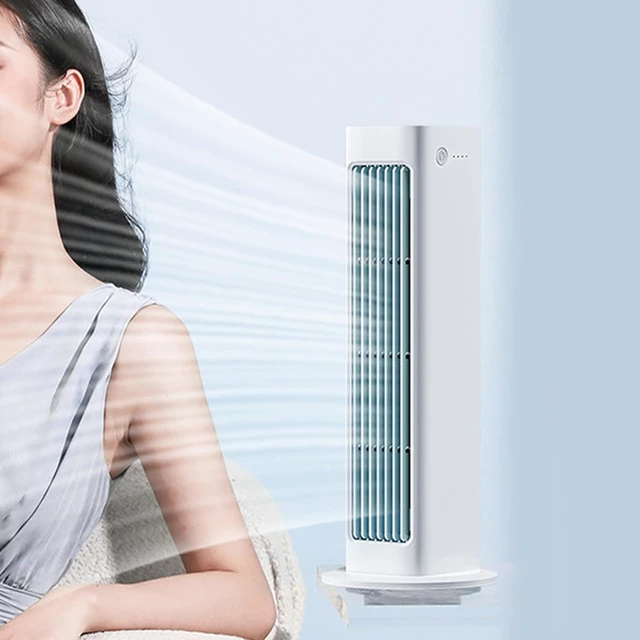 Alt view image 4 of 7 - Portable Cooling Air Fan with 3-Speed, Wall Mount/Tower, Low Noise, USB