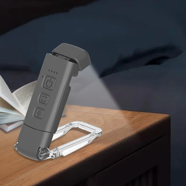 Alt view image 4 of 6 - USB Rechargeable Book Reading Lamp Flexible LED Night Lamp 500mAh (White)