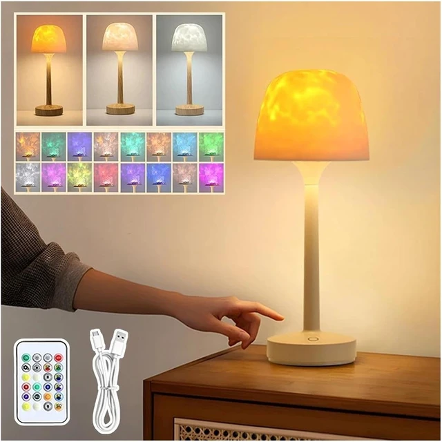 Alt view image 5 of 7 - Water Ripple Projector Lamp, 16Color LED Ambient Table Light