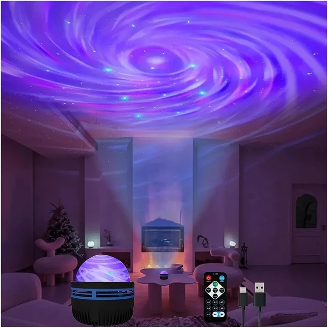 Alt view image 2 of 7 - Galaxy Projector Light, LED Star Projector Night Light with MultiColor