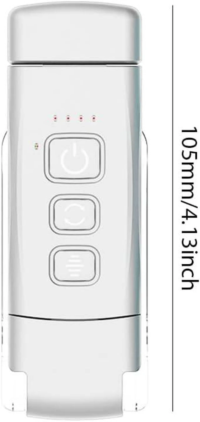 Alt view image 2 of 2 - USB Rechargeable Book Reading Lamp Flexible LED Night Lamp 500mAh (White)