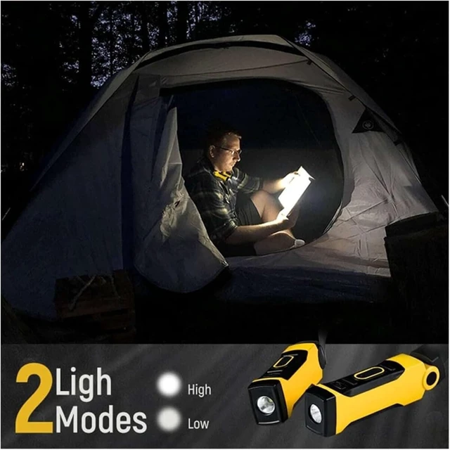 Alt view image 3 of 6 - MUSM Hands-Free Rechargeable Neck Reading Light with Bendable Arms, 2 Brightness Levels for Book Lovers