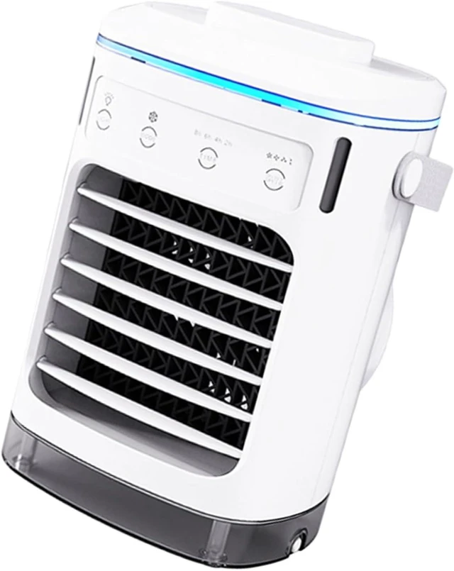 Main image of USB Desk Air Fan with Water Assisted Design Evaporative Air Coolers, for Desk, Bedside, Dorm Use, Home Office Study Area