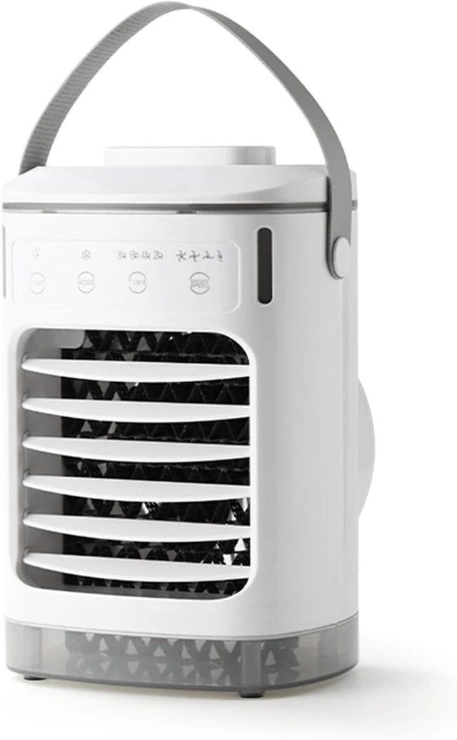 Alt view image 7 of 7 - USB Desk Air Fan with Water Assisted Design Evaporative Air Coolers, for Desk, Bedside, Dorm Use, Home Office Study Area