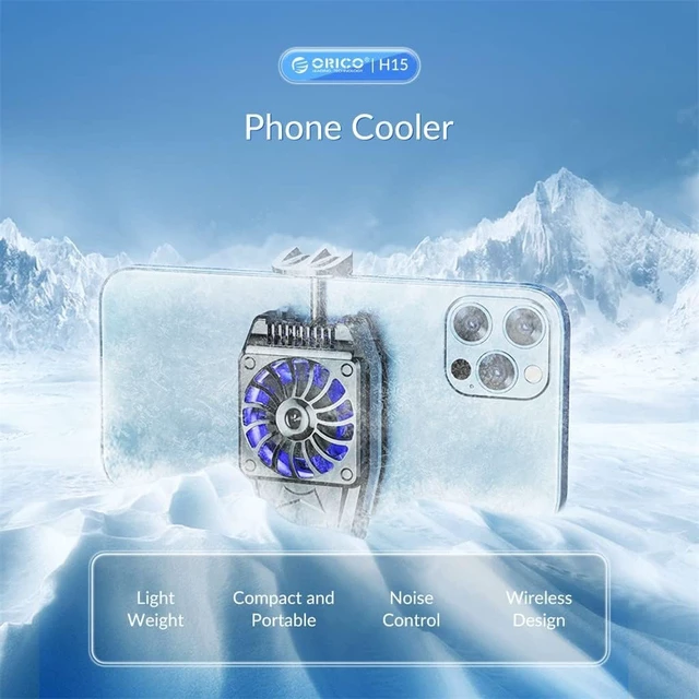 Alt view image 5 of 5 - Mobile Phone Radiator Cooling Fan Cooler Games Portable Accessorie(D)