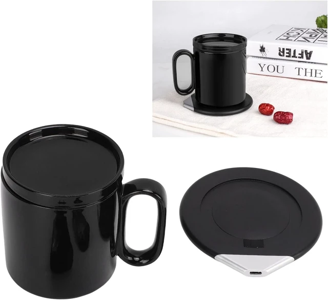 Alt view image 6 of 7 - Cup Warmer with Wireless Phone Charger, 55C Constant Temperature (US Plug)